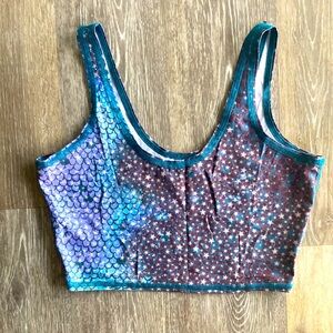 Teeki Cosmic Mermaid Crop Top
